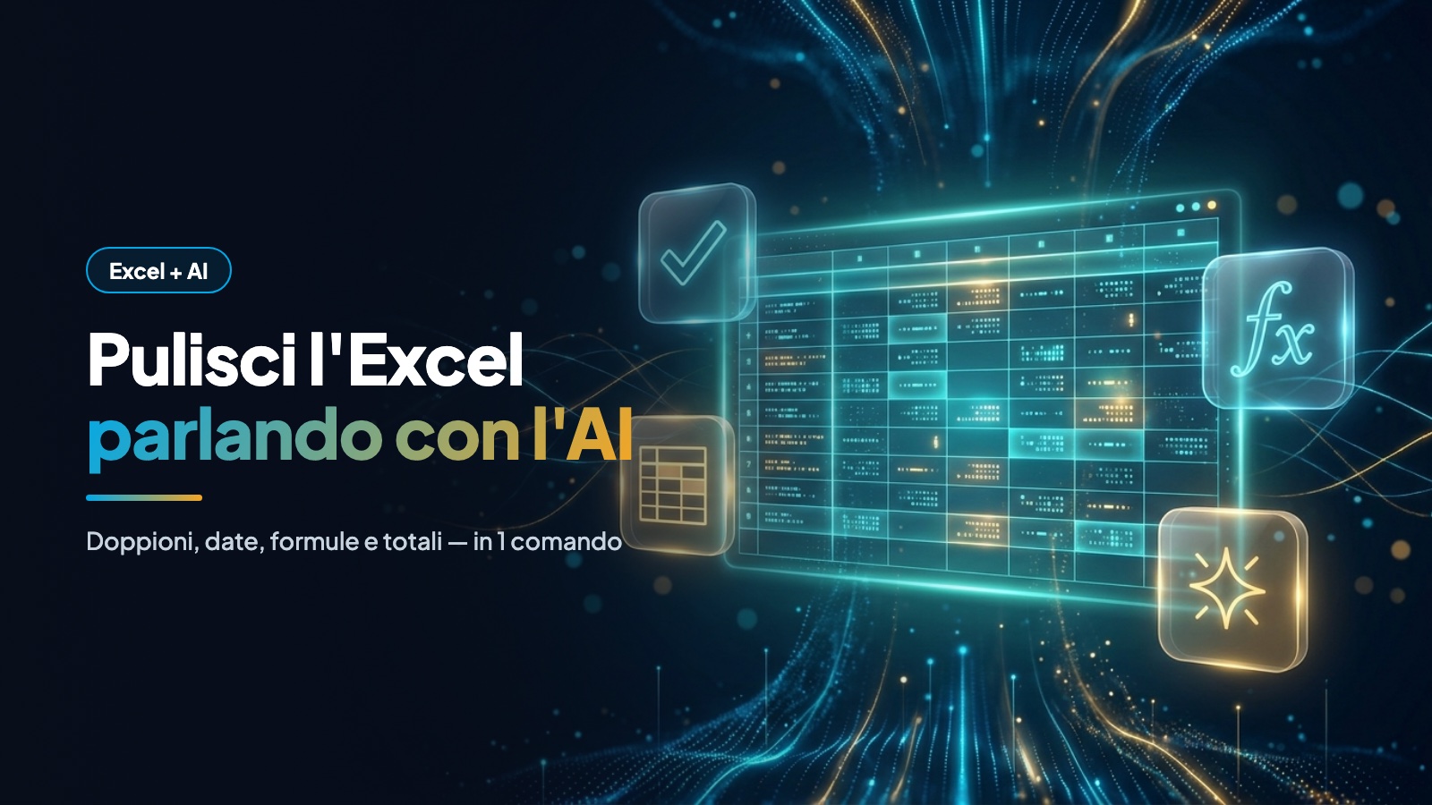 Pulire un Excel con l'AI — Claude e Gemini